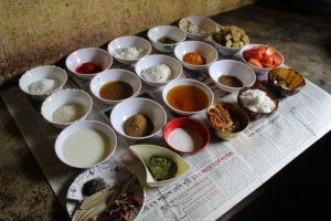 Ingredients for Chanar echorer achari kofta