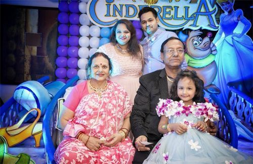 Nupur with her family