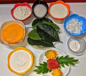 Kathal Pataye Taler Bhapa Cone Pitha Ingredients