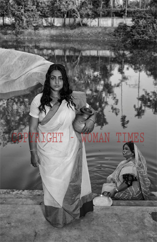 Anushree Roy as Parvati in Debdas for Woman Times Calendar Shoot'21