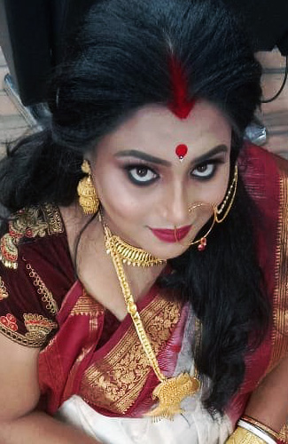 Anushree Roy during a photoshoot