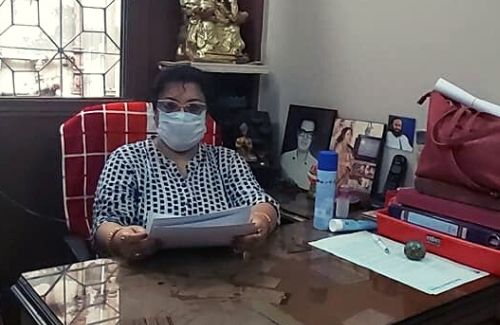 Jayati Chowdhury at her office
