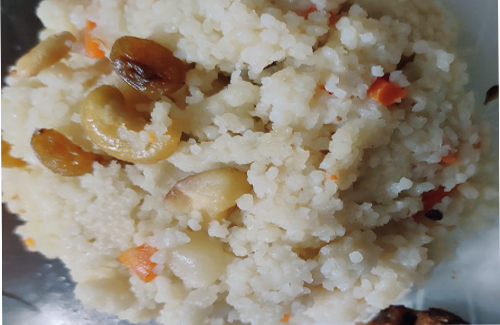 Vegetarian Thali - Sama Rice Pulao