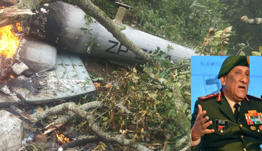 army helicopter crashes bipin rawat