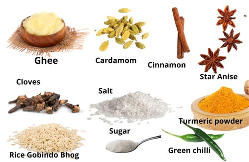 hilsa pulao ingredients