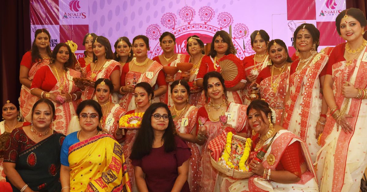 Bibi Russell celebrating UNESCO’s Heritage Status for Kolkata’s Durga Puja