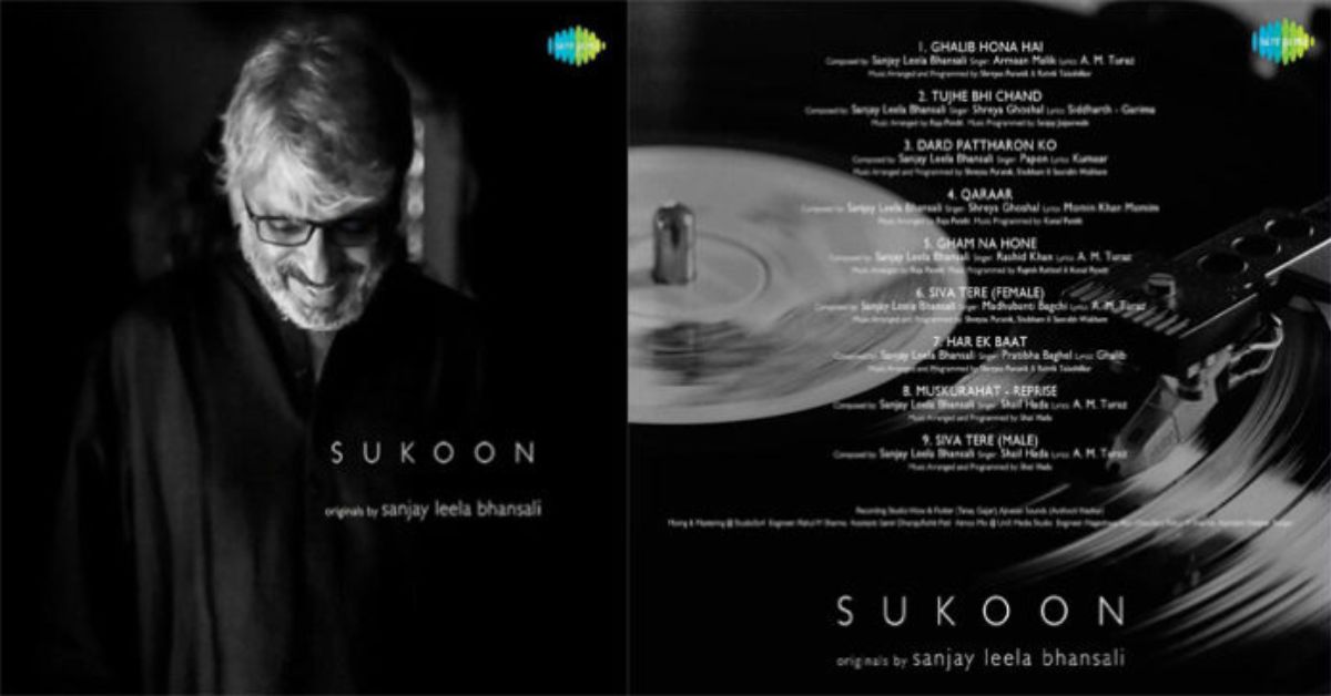Sanjay Leela Bhansali’s debut music album – Sukoon