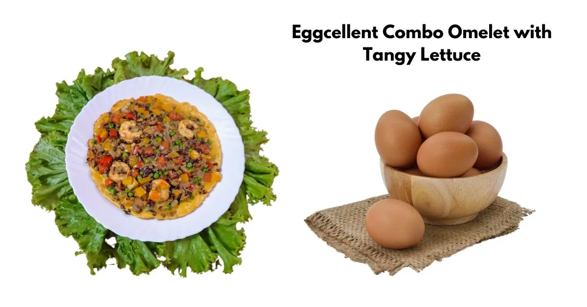 Eggcellent Combo Omelet with Tangy Lettuce