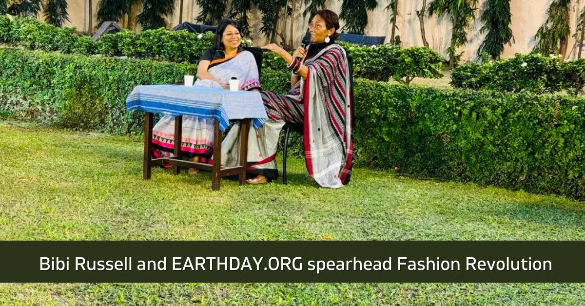 Bibi Russell and EARTHDAY.ORG spearhead Fashion Revolution