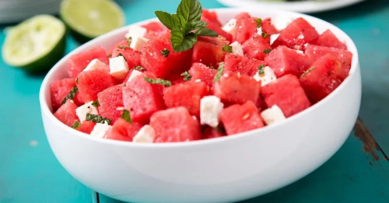 summer salad: watermelon medley