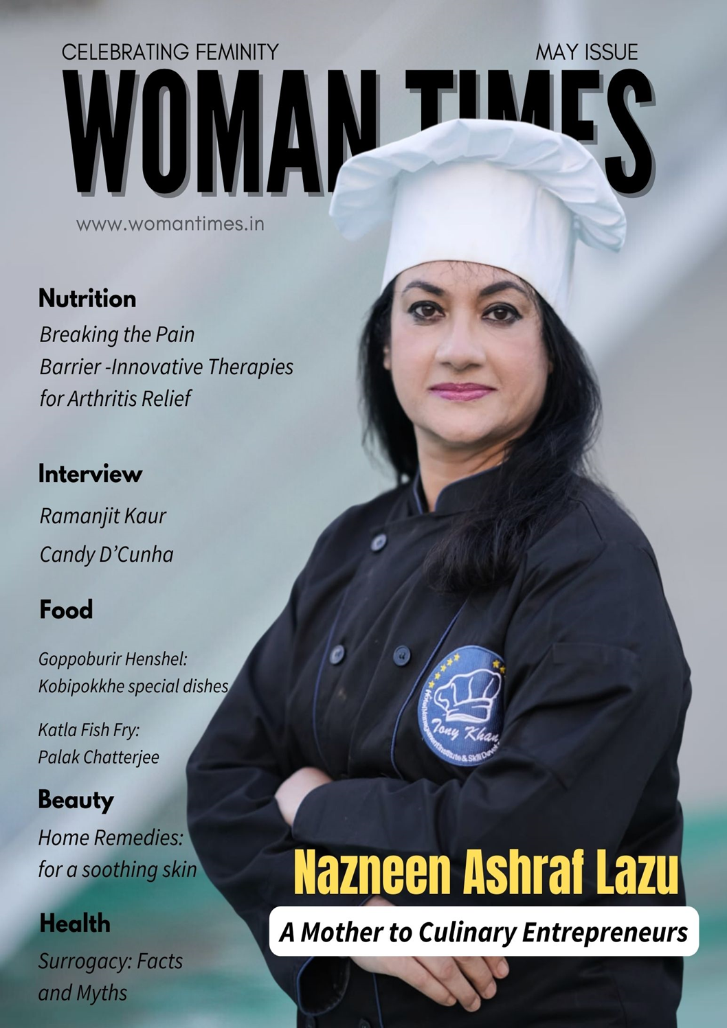 Woman Times Web Magazine Cover Image