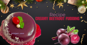 Creamy Beetroot Pudding Recipe for Christmas