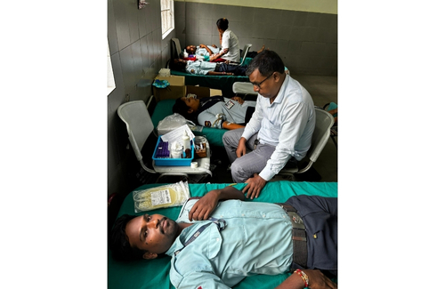GIVE LIFE - Successful Blood Donation Camp Organised by BDMI Alumni Association 
