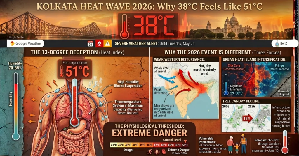 Kolkata-Heat-Wave-2026-Why-38°C-Feels-Like-51°C