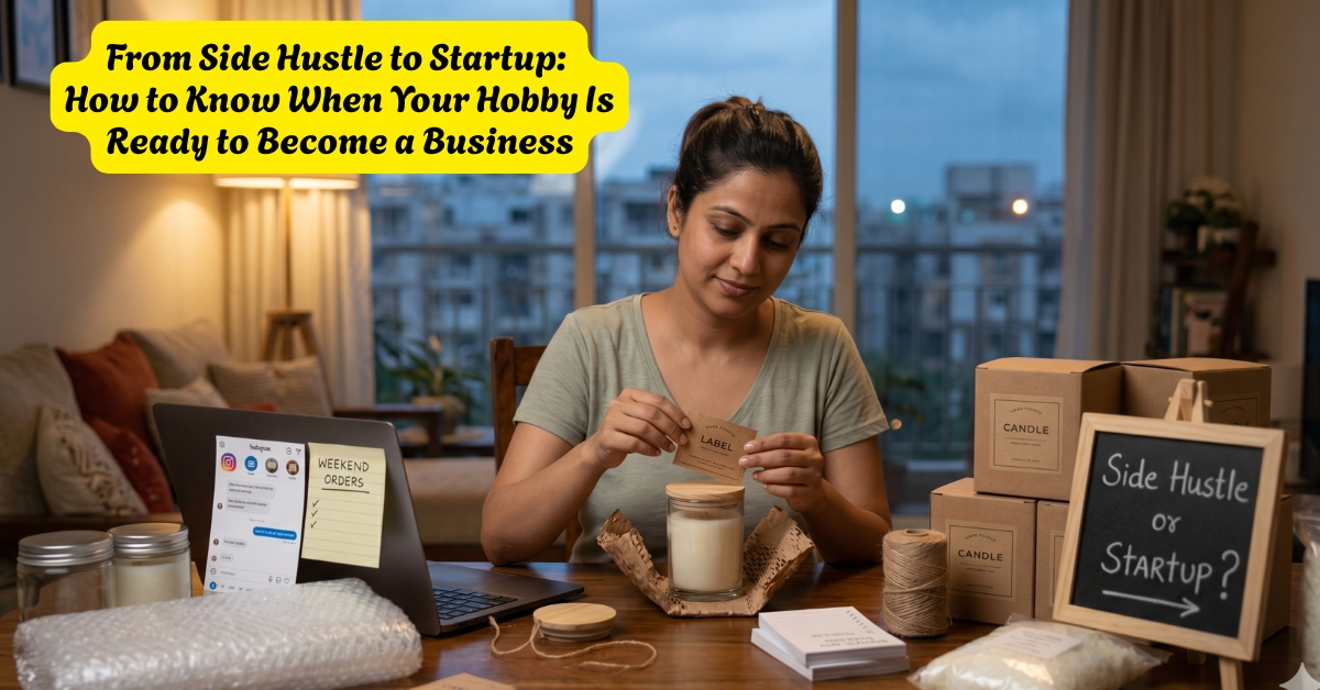 From side hustle to startup: how to know when your hobby is ready to become a business